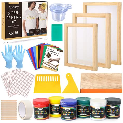 silk screen kit amazon|silk screen starter kits complete.